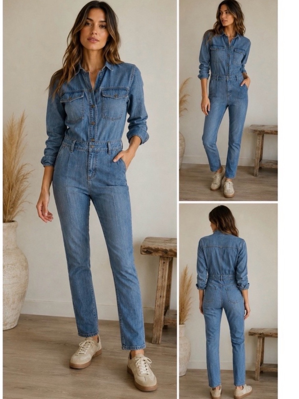 Paige Denim Jumpsuit - Blue